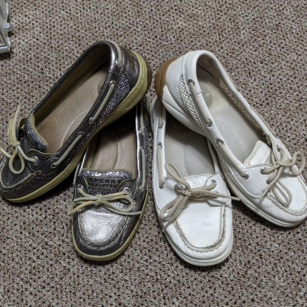 Two Pairs of Sperry Topsider Shoes